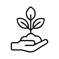 seedling nurturing and development icon, seedling nurturing and development vector, 