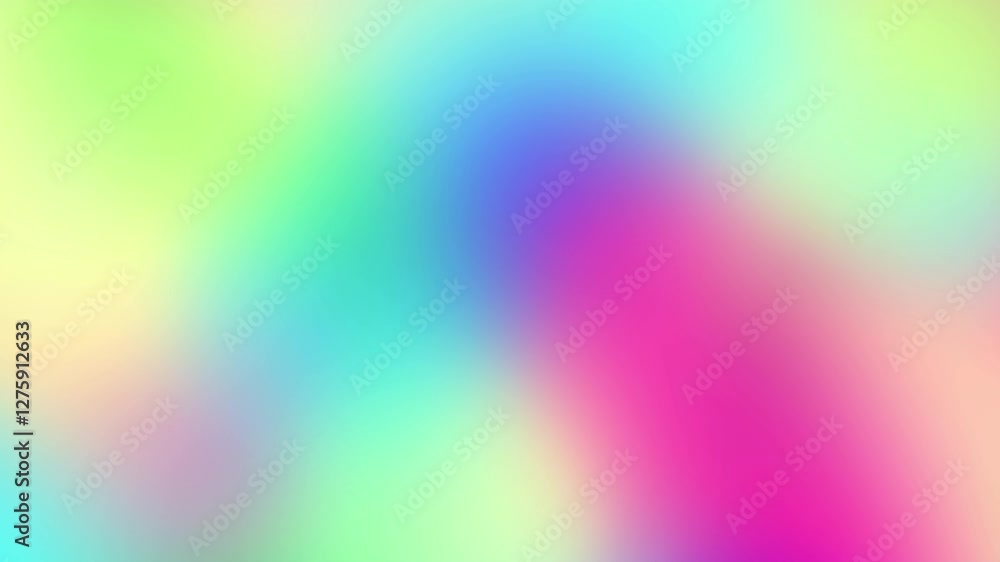 Aufkleber looped animated blurred abstract background of colorful gradients
