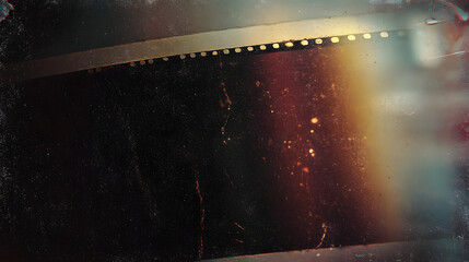 film noise texture and background, old film frame from analog retro film roll, photo texture with grain and scratches for vintage effect with damaged film burn look