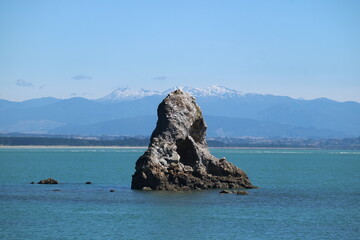 rock and sea