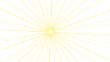 Fototapeta premium Radiant Gold Rays Burst from Central Point on Black Background