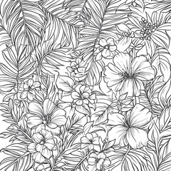 Flowers Fantasy Coloring Book - 115 Pages of Magical Floral Illustrations for Relaxation & Creativity, Coloring page, Workbook for Print