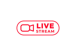 Illustration of an Live Streaming Logo
