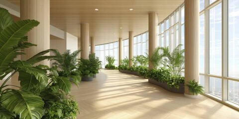 Sustainable bioplastic packaging displayed in a modern kitchen filled with greenery and natural light, emphasizing eco-conscious lifestyle choices.