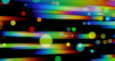 Abstract Colorful Lights Blur