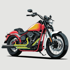 motorbike vector for graphic design