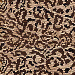 Print-ready pattern consisting of real animal textures