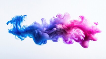 Fototapeta premium abstract colorful ink swirls in water