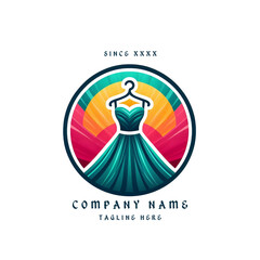 New Dress Logo for startup and Boutique