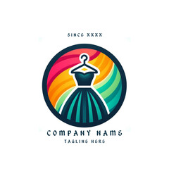 New Dress Logo for startup and Boutique