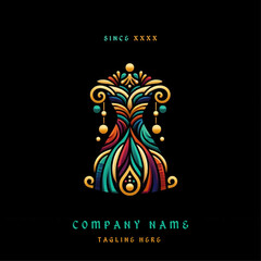 New Dress Logo for startup and Boutique