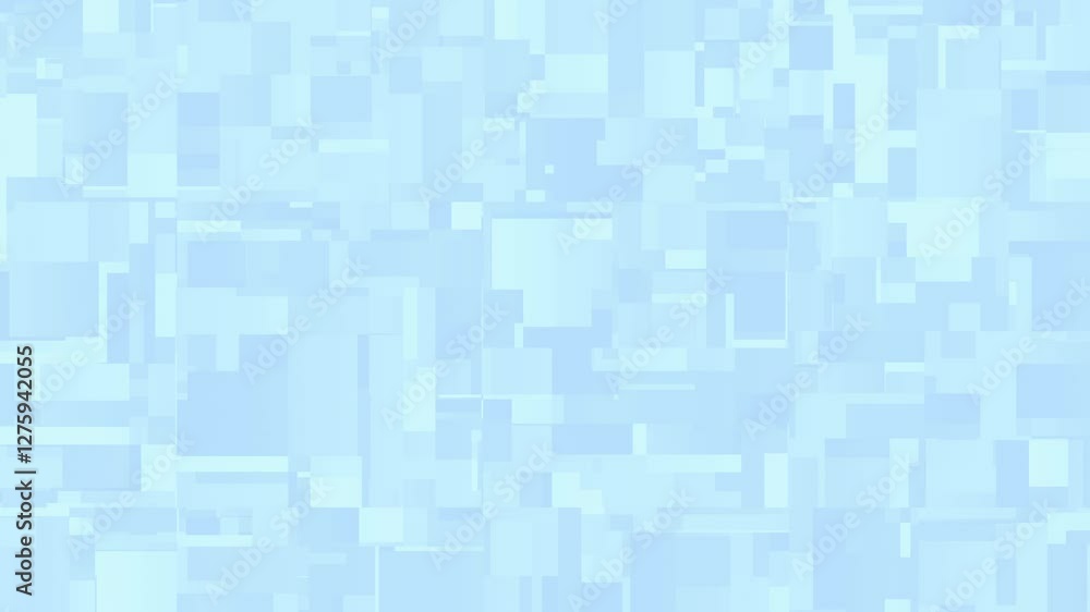 Aufkleber light blue corporate abstract background of looping animated gradient geometric shapes