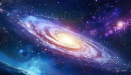 Obraz premium space galaxy in space