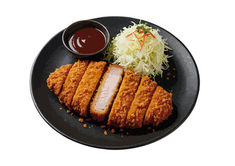日本食のトンカツ