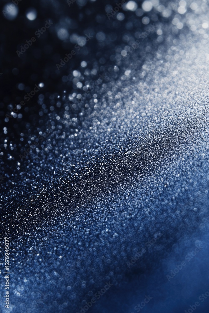 Poster close-up view of a snowy surface with intricate details