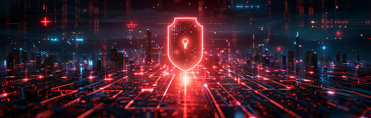 Intelligent Cyber Security Icon Set: Secure Network Symbols, Data Protection Icons, and Technology Concepts in Vector Illustration Style