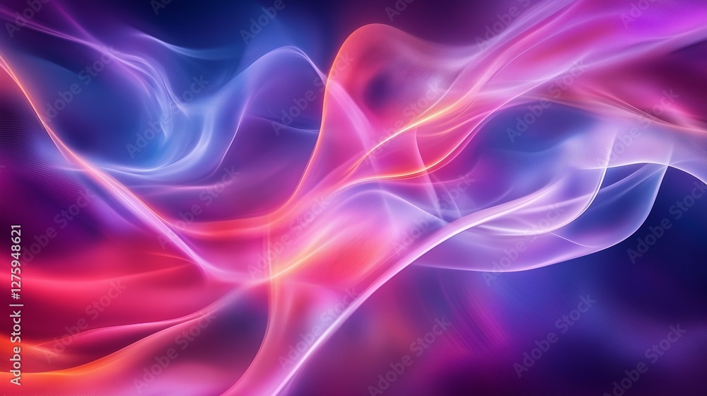 Poster abstract background with colorful light. abstract of long exposure dynamic. a trail with a speeding 