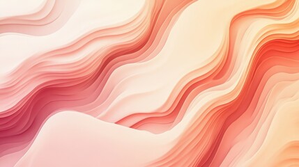 Fototapeta premium Stylish Abstract Wave Design with Artistic Food Concept Visualization