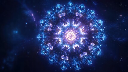 Fototapeta premium elegant artistic piece featuring symbols of twelve zodiac signs arranged in circular pattern with each sign represented by its corresponding constellation background is gradient of deep blues purples