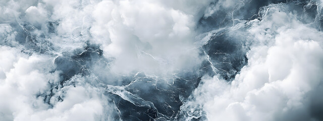 Obraz premium Marble texture, wispy clouds 