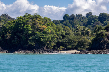 Costa Rica view of the coast of the Pacific
