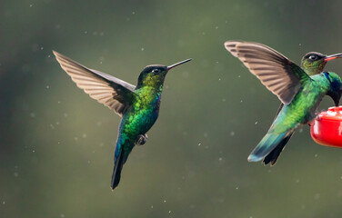 Fototapeta premium hummingbird in flight