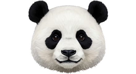 Smiling Panda Face Emoji  Cute and Friendly Expression