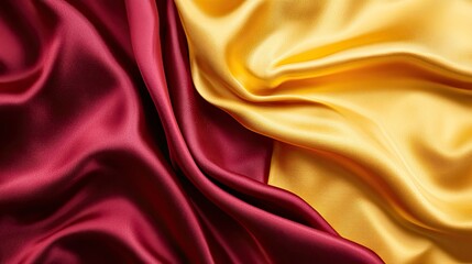 Fototapeta premium A gradient from a warm, golden yellow to a deep burgundy, representing strength and elegance.
