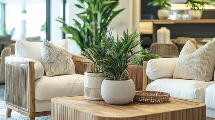 Coastal Living Room Interior Design: Tranquil and Stylish Space