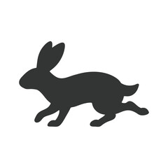 Bunny runs icon silhouette vector illustration art design.
Silhouettes of easter bunnies isolated on a white background. Set of different rabbits silhouettes for design use.