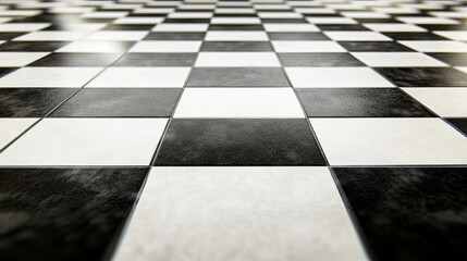 Abstract perspective background with square tiles. Design element