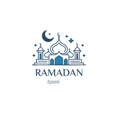 Fototapeta premium Ramadan Kareem greeting card