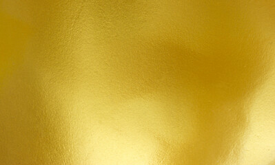 Shiny yellow leaf gold metall