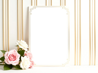 Wedding background for designer with place for text, top view. copy space. Templates for cards and posters. Desktop background, Background for notepad, cards.