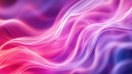 Naklejka premium Abstract Pink and Purple Swirls: A Serene Digital Art