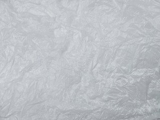 Abstrack crumpled plastic bag texture background 