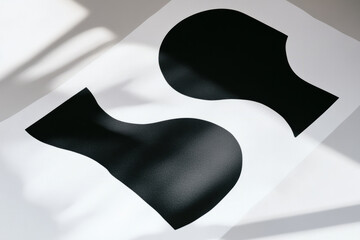 A minimalist risograph design with a monochrome color scheme, bold typography, and intentional print misalignments.