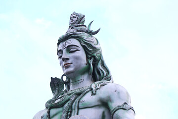Idol of Lord Shiva at Rishikesh Uttarakhand.
