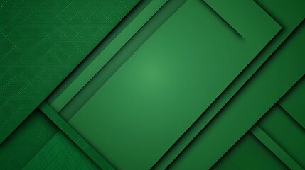 Green abstract geometric background