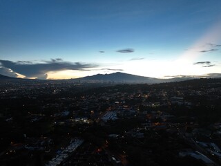 Escazu, Costa Rica: Dusk Overlooking San Jose