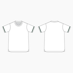 Vintage Jersey Short Sleeve Mockup	