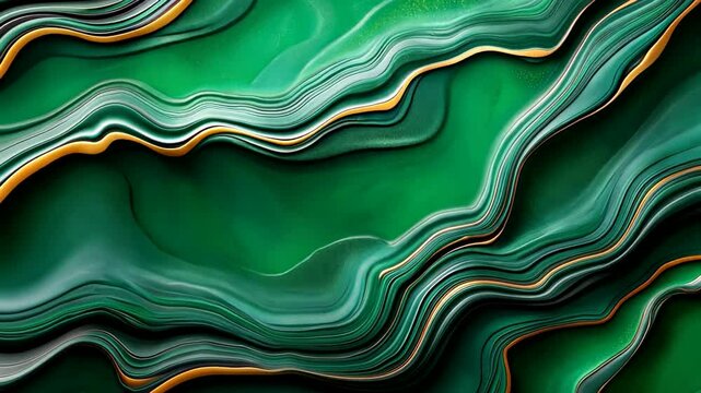 Intricate green malachite texture with swirling layers, nature-inspired abstract pattern, luxury mineral surface