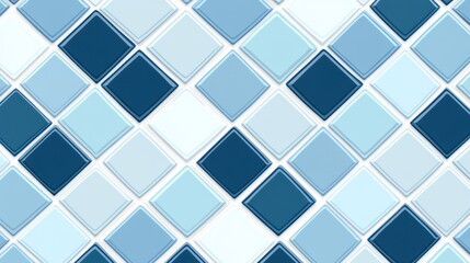 Blue Diamond Tile Pattern Background Texture