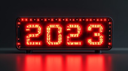 Illuminated 2023 LED Sign