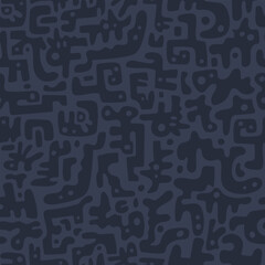 Hand drawn abstract seamless pattern, ethnic inspired background, simple style - great for textiles, banners, wallpapers, wrapping - vector design