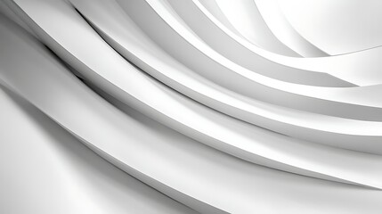 Abstract white curves, design background