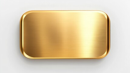 Gold Metal Texture Rectangular Plate Background Image
