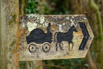 Horse and Cart Sign