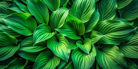Fototapeta premium Abstract Mocha Mousse Hosta Leaf Background - Green Nature Texture