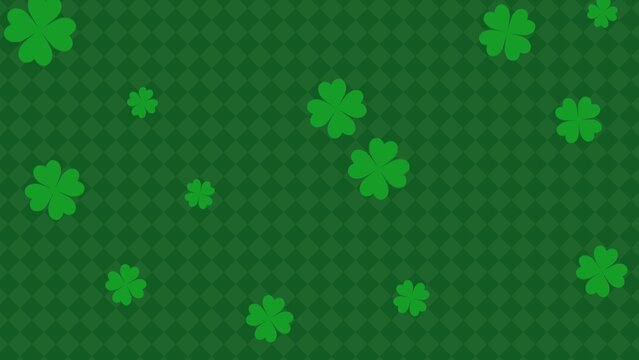 St Patricks Day Festive Animated Background